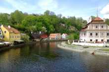 Český Krumlov und Moldau