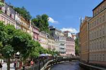 La rivière de Teplá - Karlovy Vary